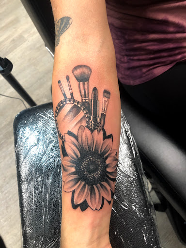Explore hip thigh tattoo ideas, creative tattoo ideas in Scranton, available at Hometown Ink