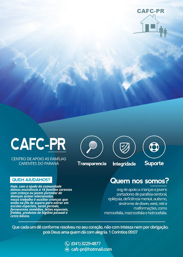 Centro de Apoio As Famílias Carentes do Paraná-Cafc-PR