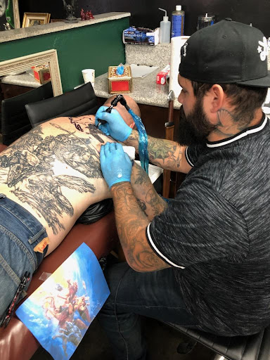 Explore anakin tattoo ideas, creative tattoo ideas in Artesia, available at Black Tie Affair Tattoo Parlor
