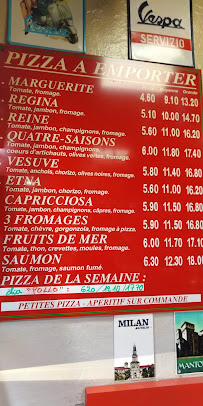 Menu / carte de La Casetta da Dolce Italia à Rennes