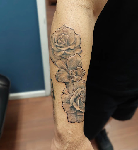 Explore yorkie tattoo ideas, creative tattoo ideas in Los Alamitos, available at Mr. Inkwells Classy Tattoos