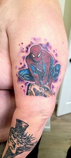 Explore tattoo ideas for elbow, creative tattoo ideas in Conway, available at Primal Urge Tattoos