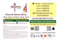 Pizzeria Donna Rosa à Bergheim menu