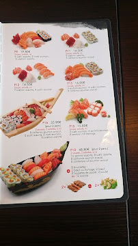 Carte du sakura Sushi Restaurant Japonaise à Saint-Cloud
