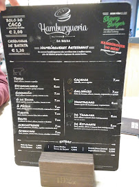 Hamburgueria da Baixa à Castelo Branco menu