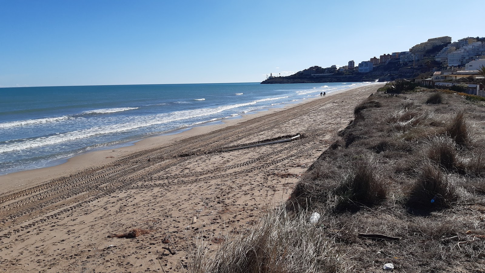 Foto von Cullera Campo mit brauner sand Oberfläche