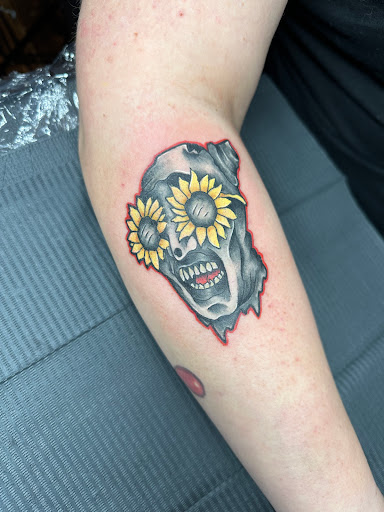 Explore halloween themed tattoo ideas, creative tattoo ideas in Plattsmouth, available at Stabbed Ink