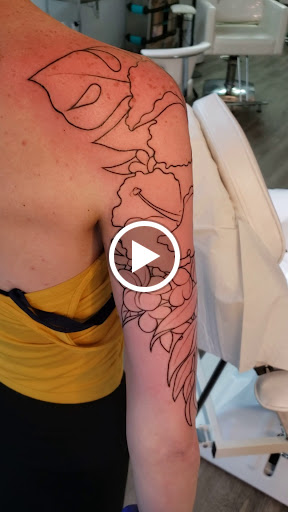 Explore men shoulder tattoo ideas, creative tattoo ideas in Lawrenceville, available at Steele Ink Studios Body Art