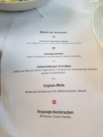 SEEHAUS im Englischen Garten à Munich menu
