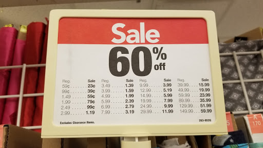 Fabric Store «Jo-Ann Fabrics and Crafts», reviews and photos, 1800 Clements Bridge Rd #18, Deptford Township, NJ 08096, USA