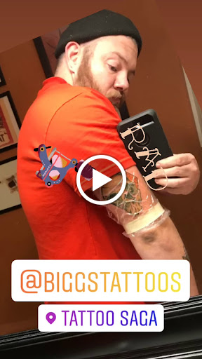 Explore black and gray tattoo sleeve ideas, creative tattoo ideas in Powell, available at Tattoo Saga