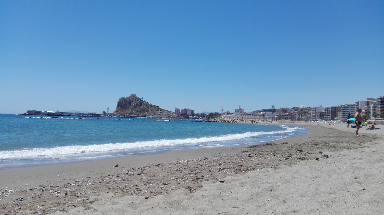 Valokuva Playa de las Deliciasista. puhtaustasolla korkea