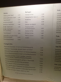 Gaststätte Pfeffermühle à Waldkirch menu