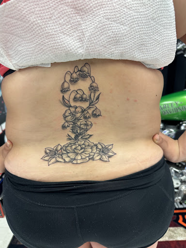 Explore feminine cross tattoo ideas, creative tattoo ideas in Orland, available at K1LL3R ARTW0RK