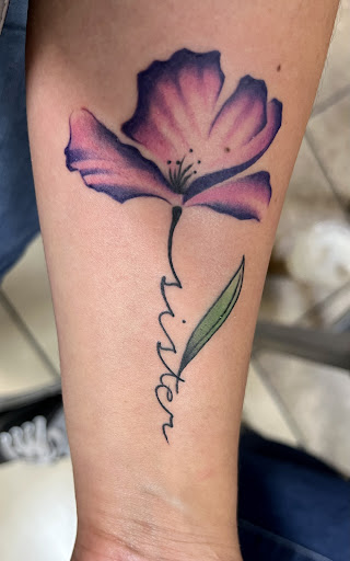 Find top of shoulder tattoo ideas for your next unique tattoo in Albuquerque at Albuquerque Ink tattoo College Plaza