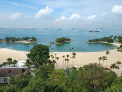 Sentosa Siloso Beach'in fotoğrafı - rahatlamayı sevenler arasında popüler bir yer