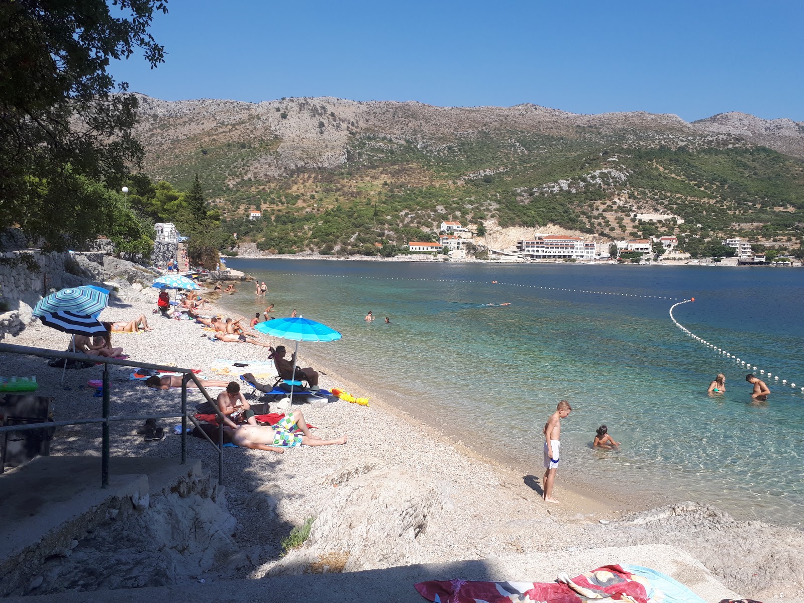 Foto van Zaton beach met turquoise puur water oppervlakte