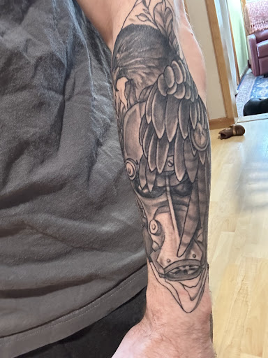 Explore tattoo placement ideas female, creative tattoo ideas in Salem, available at Mayhem Tattoo