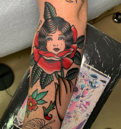 Explore cross tattoo ideas forearm, creative tattoo ideas in Georgetown, available at Iron Rite Tattoo South