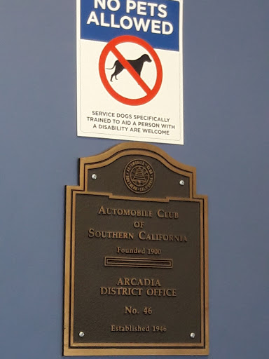 Auto Insurance Agency «Automobile Club of Southern California (AAA) - Arcadia, California (CA)», reviews and photos, 420 E Huntington Dr, Arcadia, CA 91006, USA