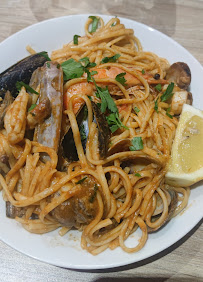Spaghetti du Restaurant de fruits de mer l’écailler du panier à Marseille - n°3