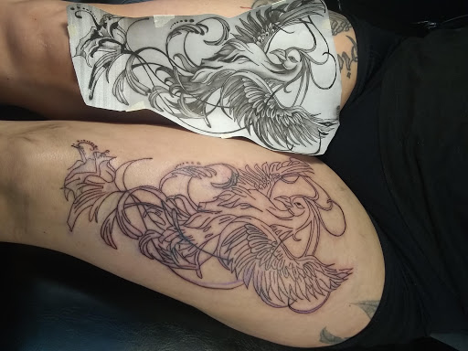 Explore infinity tattoo ideas for couples, creative tattoo ideas in Dickinson, available at Creative InSight Tattoo