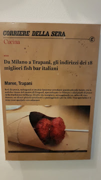 Maree à Trapani menu