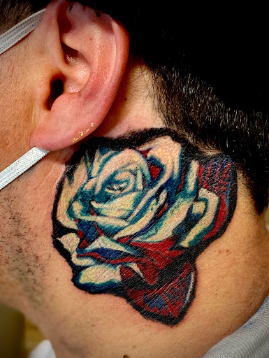 Explore tattoos behind ear ideas, creative tattoo ideas in Mesa, available at Club Tattoo