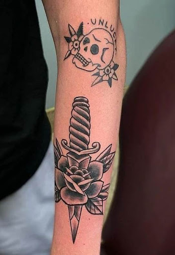 Explore tattoo ideas with initials, creative tattoo ideas in Orange Park, available at Diamond Tip Tattoo