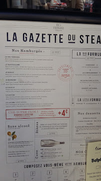 Big Fernand à Lille menu