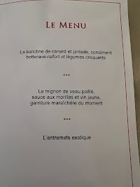Menu du Le Cerf Restaurant - Marlenheim à Marlenheim