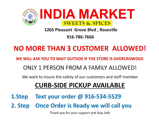 Indian Grocery Store «India Market & Eyebrow Threading», reviews and photos, 1265 Pleasant Grove Blvd #100, Roseville, CA 95747, USA