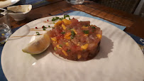 Steak tartare du Restaurant de spécialités à base de poisson-pêcheur Le D.C.P à saint gilles les bains - n°11