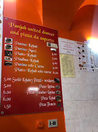 Menu / carte de Punjab-United Doner Kebab Pizza Da Asporto à Gavardo