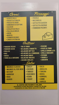 Menu / carte de Squicksito à Marcianise