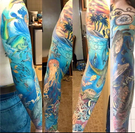 Explore tattoo word cover up ideas, creative tattoo ideas in San Diego, available at SD Tattoo