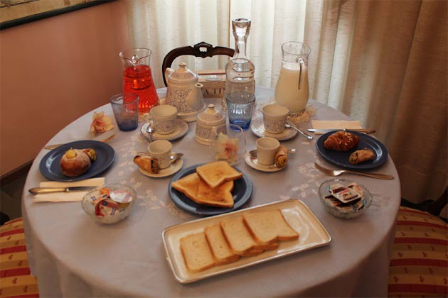 Petit déjeuner Bed & Breakfast B & B at laura house 95127 Catania