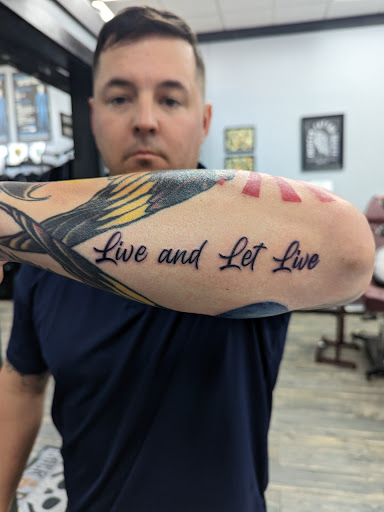 Explore nacho libre tattoo ideas, creative tattoo ideas in El Paso, available at American Tattoo Society of Ft Bliss
