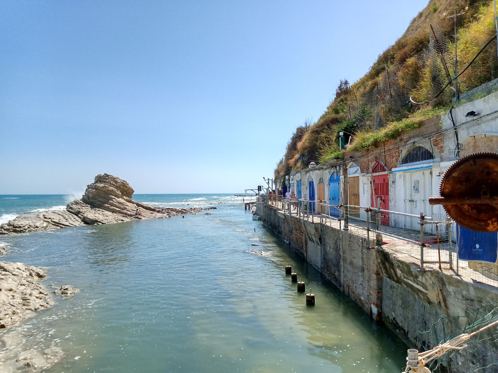 Foto di Spiaggia della Seggiola del Papa con una costa spaziosa