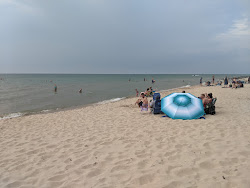 Golden Township Beach'in fotoğrafı düz bir kıyı şeridi ile birlikte