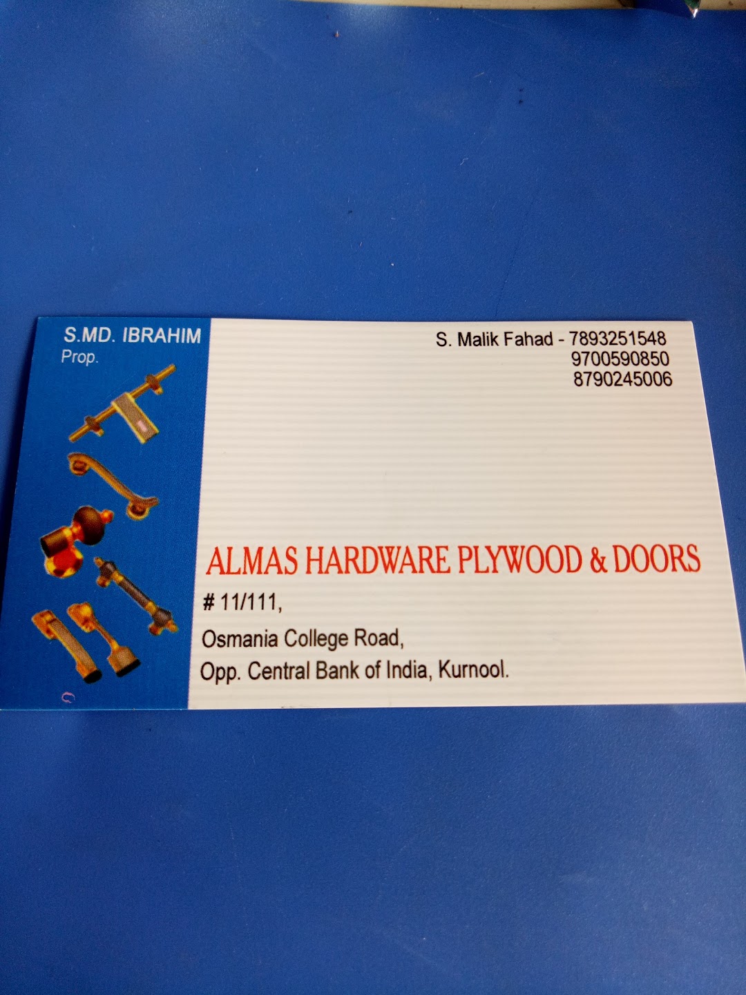 Almas hardware