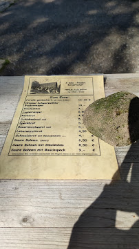 Menu / carte de Dolle Frieders Burewirtschaft à Sasbachwalden