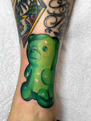 Explore bear family tattoo ideas, creative tattoo ideas in Tallmadge, available at Killjoy tattoo