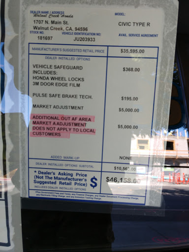 Honda Dealer «Walnut Creek Honda», reviews and photos, 1707 N Main St, Walnut Creek, CA 94596, USA