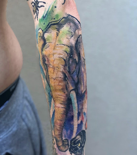 Explore beach tattoo ideas, creative tattoo ideas in Albuquerque, available at True Grit Tattoo