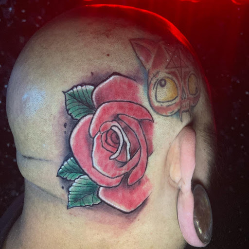 Explore dragon back tattoo ideas, creative tattoo ideas in Houston, available at 333 Tattoo Studio HTX