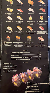 Restaurant japonais authentique UMAMI Restaurant - Sushi Fusion à Chambery à Chambéry (le menu)