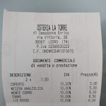 Photo n°1 de l'avis de espe. fait le 16/10/2021 à 10:23 sur le  Osteria La Torre à Ledro