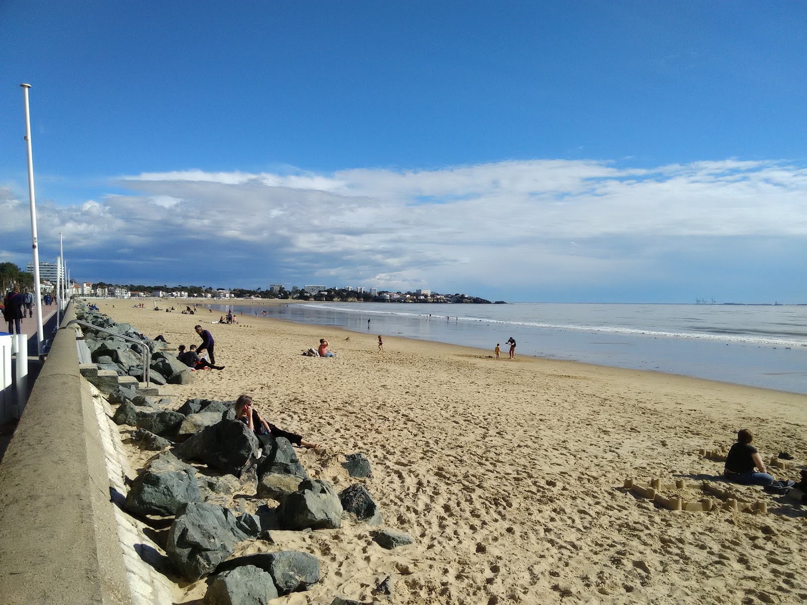 Fotografija Plage Royan z svetel pesek površino