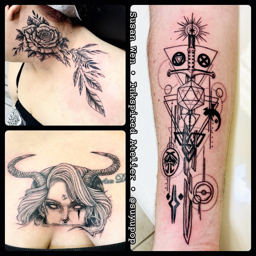 Explore wrench tattoo ideas, creative tattoo ideas in Sioux City, available at Inkspired Atelier